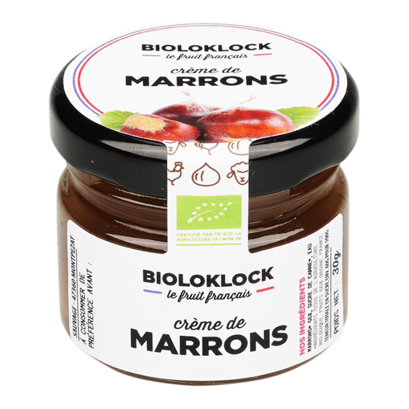 Crème de Marrons BIO 320g (avec brisures)